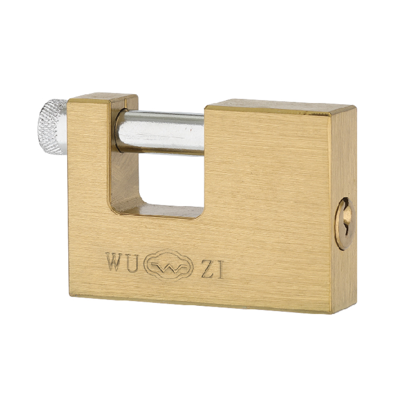 Cerradura de latón rectangular pesada